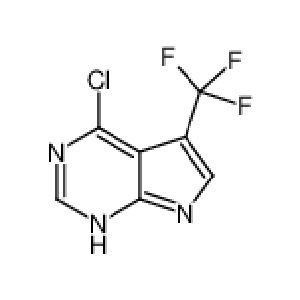 4-Chloro-5-(trifluorometyl)-7H-pirolo[2,3-d]pirymidyna Nr CAS: 1211520-73-8